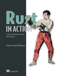 Rust In Action book cover