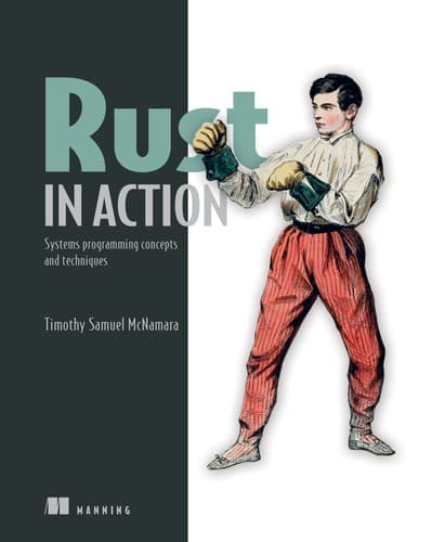 Rust In Action book cover